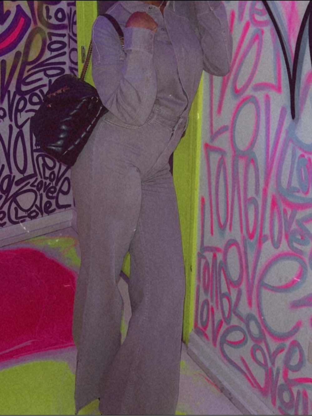 Zara Taupe Wide-Leg Jumpsuit - Picture 3 of 3